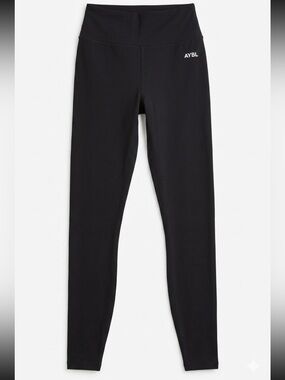 AYBL Black High-Rise Performance Leggings size M